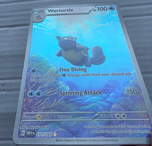 Pokemon 151 - Wartortle *Illustration Rare* Scarlet & Violet 171/165