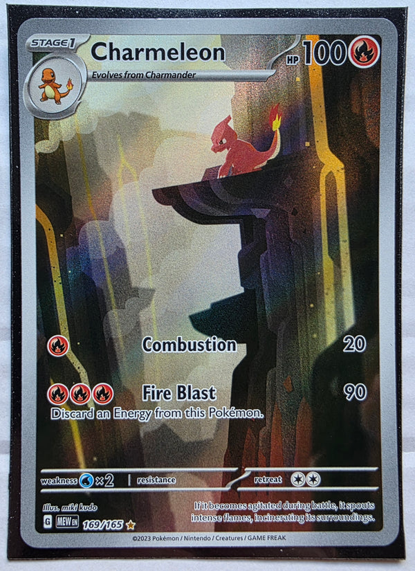 Pokemon 151 - Charmeleon *Illustration Rare* Scarlet & Violet 169/165