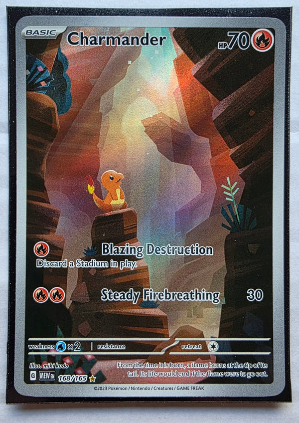 Pokemon 151 - Charmander *Illustration Rare* Scarlet & Violet 168/165