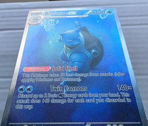 Pokemon 151 - Blastoise ex *Special Illustration Rare* Scarlet & Violet 200/165
