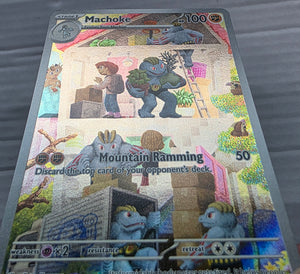 Pokemon 151 - Machoke *Illustration Rare* Scarlet & Violet 177/165