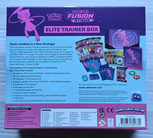 Pokémon - Fusion Strike Elite Trainer Box ETB (SWSH08)