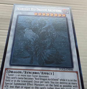 Yugioh - Scarlight Red Dragon Archfiend *Ghost Rare* DOCS-EN046