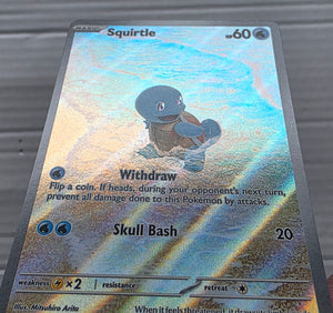 Pokemon 151 - Squirtle *Illustration Rare* Scarlet & Violet 170/165