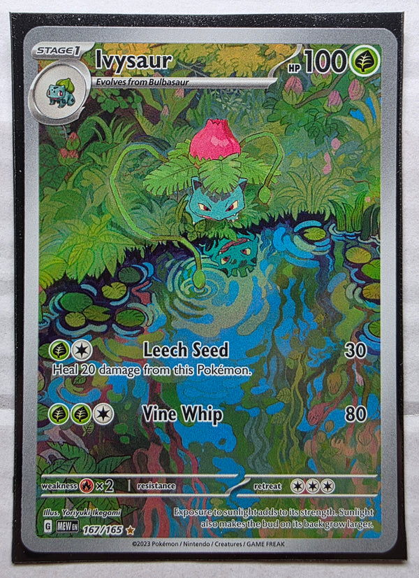 Pokemon 151 - Ivysaur *Illustration Rare* Scarlet & Violet 167/165