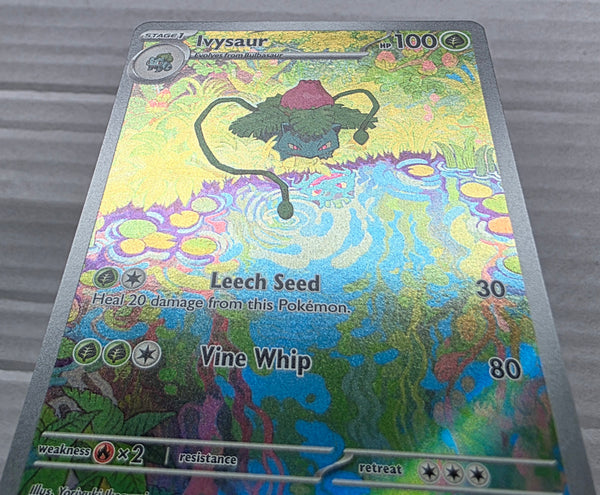Pokemon 151 - Ivysaur *Illustration Rare* Scarlet & Violet 167/165
