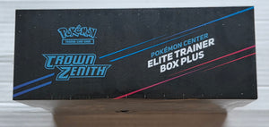 Pokémon - Crown Zenith Pokemon Center Elite Trainer Box Plus ETB (SWSH12.5)
