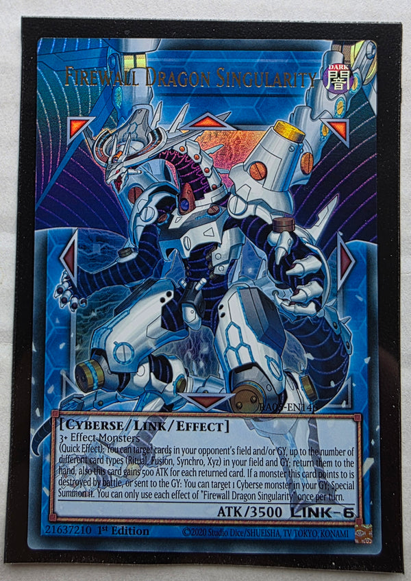 Yugioh - Firewall Dragon Singularity [Extended Art] *Ultra Rare* RA05-EN146 (NM)