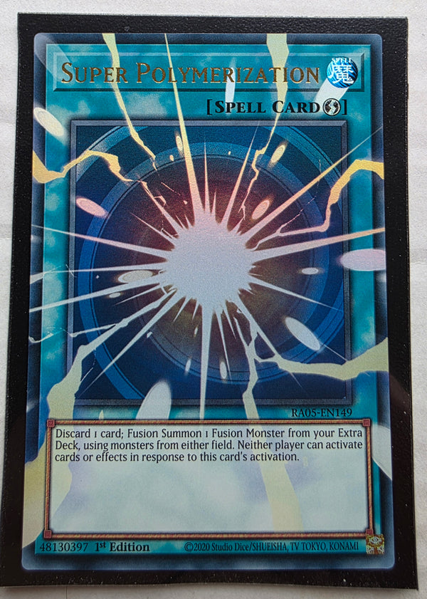 Yugioh - Super Polymerization [Extended Art] *Ultra Rare* RA05-EN149 (NM)
