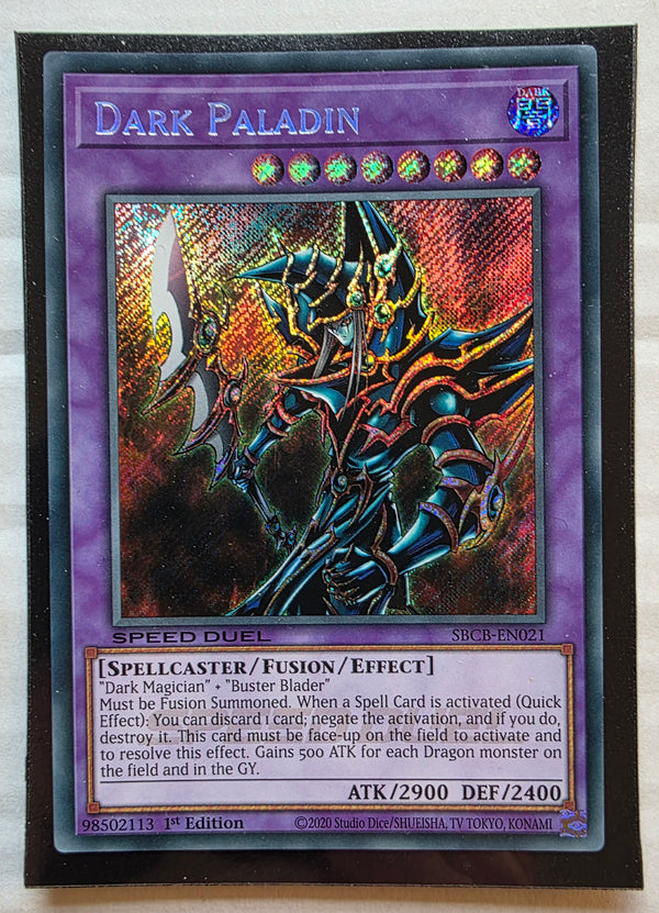 Yugioh - Dark Paladin *Secret Rare* SBCB-EN021 (LP)