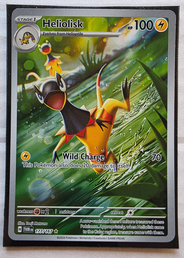 Pokemon - Heliolisk *Illustration Rare* Twilight Masquerade 177/167