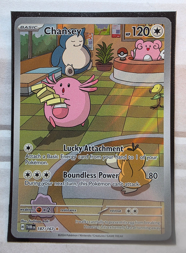 Pokemon - Chansey *Illustration Rare* Twilight Masquerade 187/167