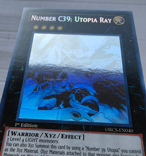 Yugioh Card - Number C39: Utopia Ray *Ghost Rare* ORCS-EN040 (NM)