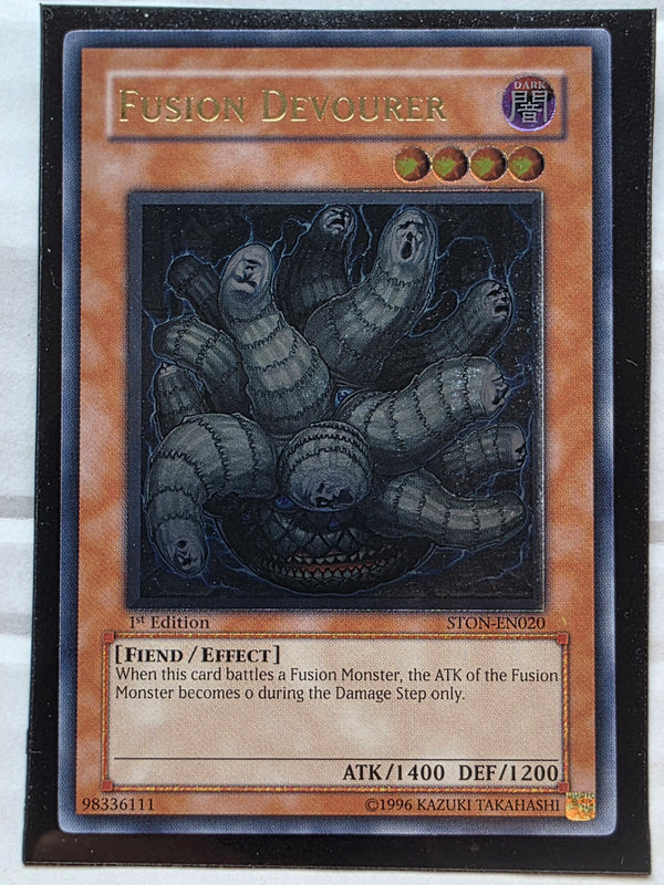 Yugioh - Fusion Devourer *Ultimate Rare* STON-EN020 (LP)