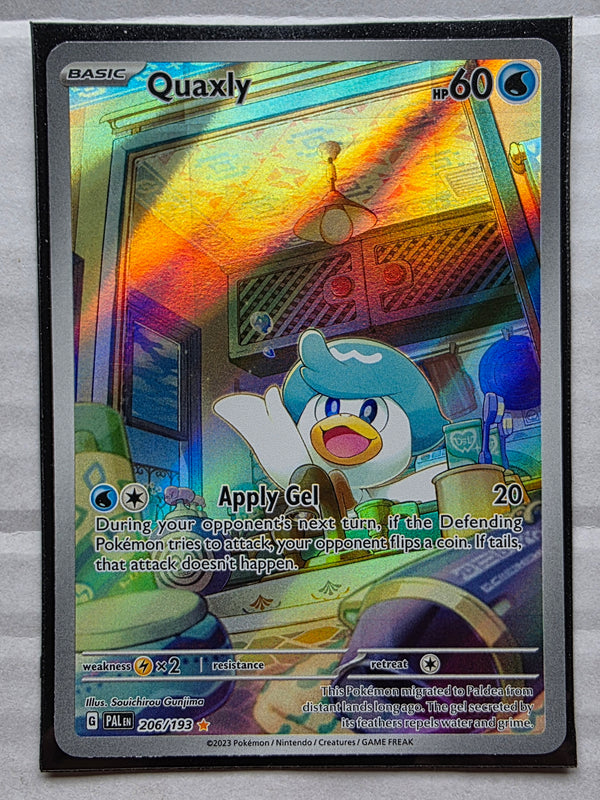Pokemon - Quaxly *Illustration Rare* Paldea Evolved 206/193