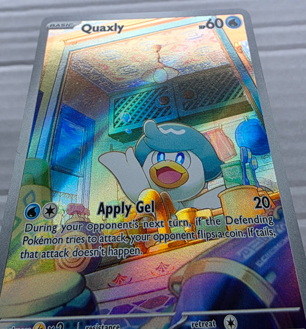Pokemon - Quaxly *Illustration Rare* Paldea Evolved 206/193
