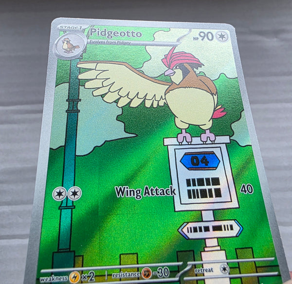 Pokemon - Pidgeotto *Illustration Rare* Obsidian Flames 208/197