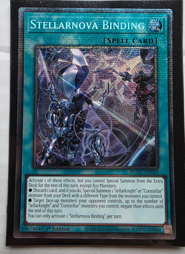 Yugioh - Stellarnova Binding *Starlight Rare* BLGG-EN020 (NM)