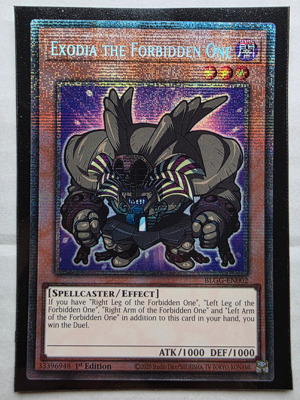 Yugioh - Exodia the Forbidden One *Starlight Rare* BLGG-EN002 (NM)