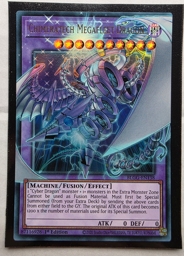 Yugioh - Chimeratech Megafleet Dragon [Extended Art] *Ultra Rare* BLGG-EN138 (NM)