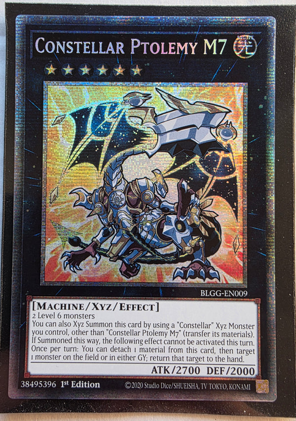 Yugioh - Constellar Ptolemy M7 *Starlight Rare* BLGG-EN009 (NM)