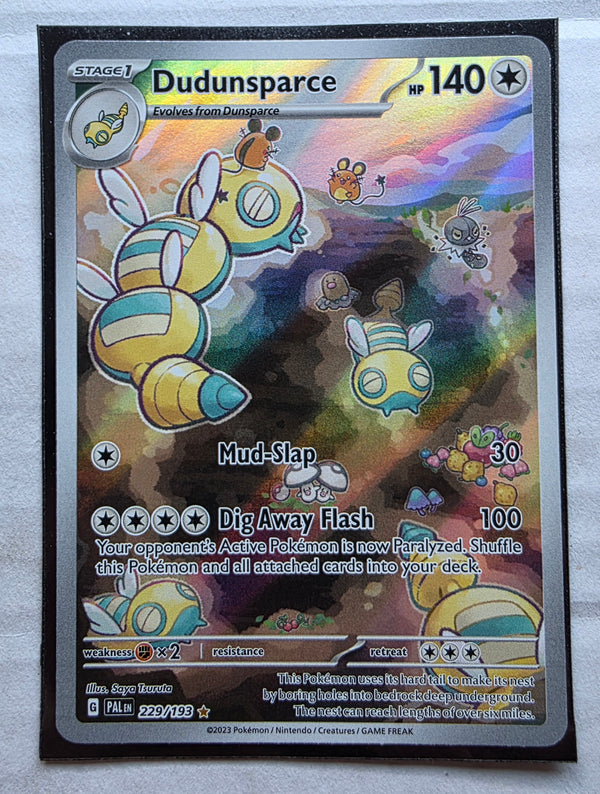 Pokemon - Dudunsparce *Illustration Rare* Paldea Evolved 229/193
