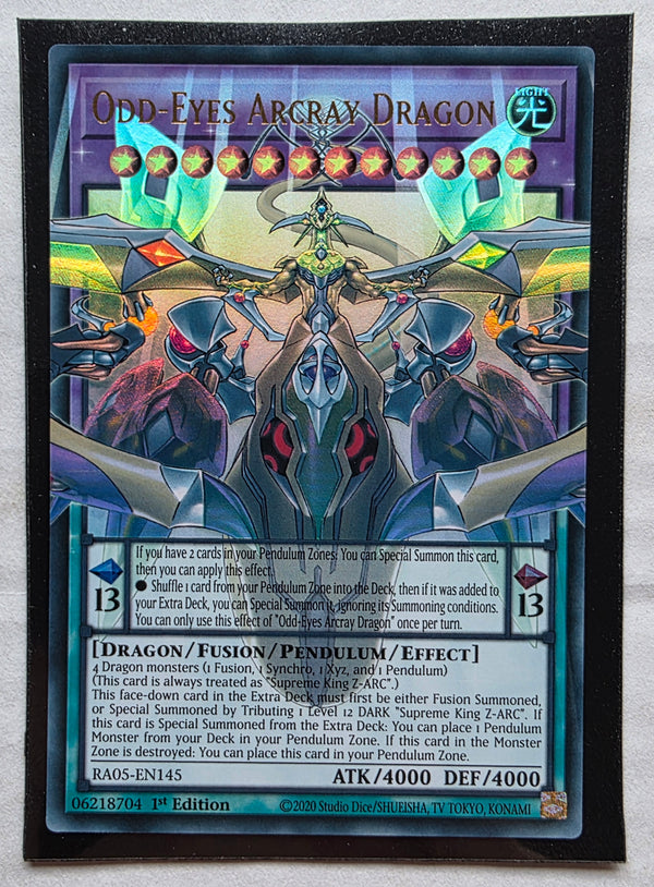 Yugioh - Odd-Eyes Arcray Dragon [Extended Art] *Ultra Rare* RA05-EN145 (NM)