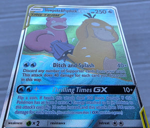 Pokemon - Slowpoke & Psyduck GX *Alternate Art* Unified Minds 218/236