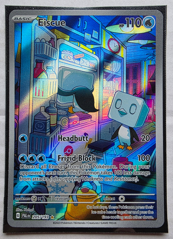 Pokemon - Eiscue *Illustration Rare* Paldea Evolved 205/193