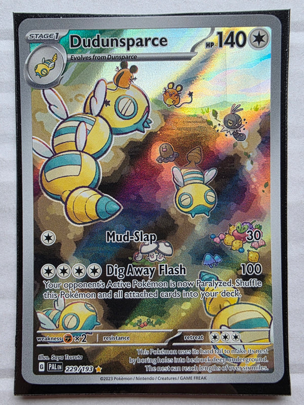 Pokemon - Dudunsparce *Illustration Rare* Paldea Evolved 229/193