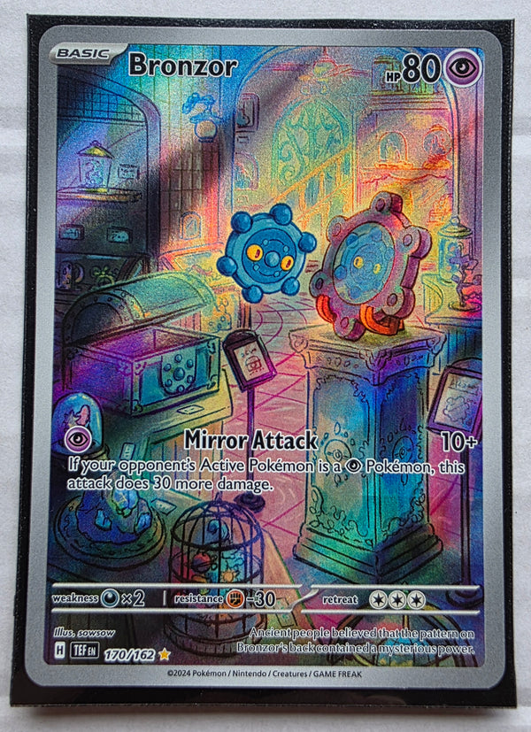Pokemon - Bronzor *Illustration Rare* Temporal Forces 170/162