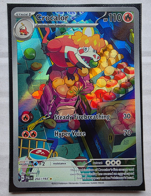 Pokemon - Crocalor *Illustration Rare* Paldea Evolved 202/193