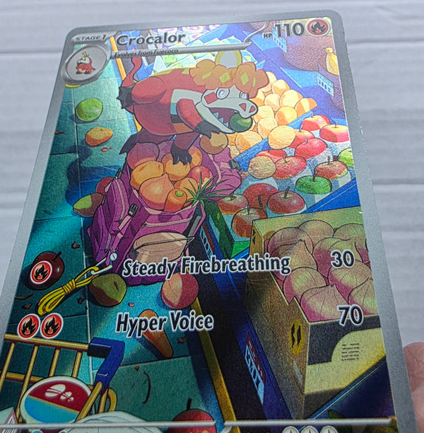 Pokemon - Crocalor *Illustration Rare* Paldea Evolved 202/193