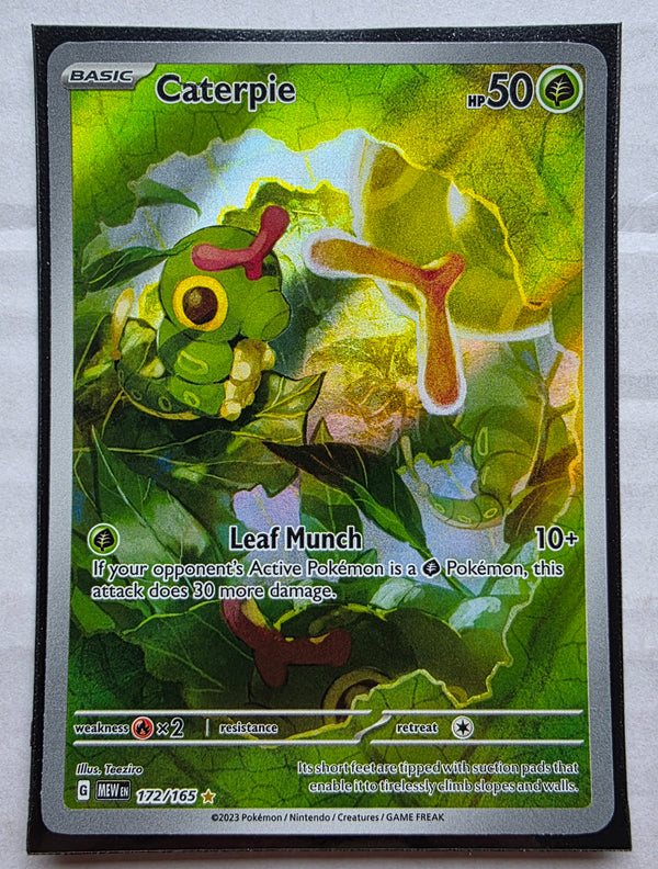Pokemon 151 - Caterpie *Illustration Rare* Scarlet & Violet 172/165
