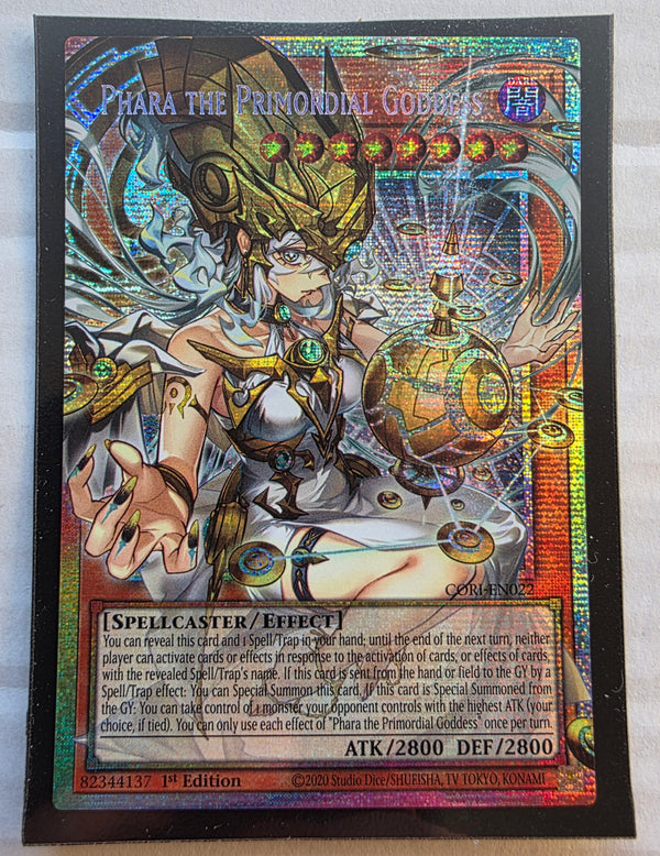 Yugioh - Phara the Primordial Goddess [Extended Art] *Starlight Rare* CORI-EN022