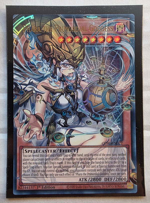 Yugioh - Phara the Primordial Goddess [Extended Art] *Ultra Rare* CORI-EN022 (NM)