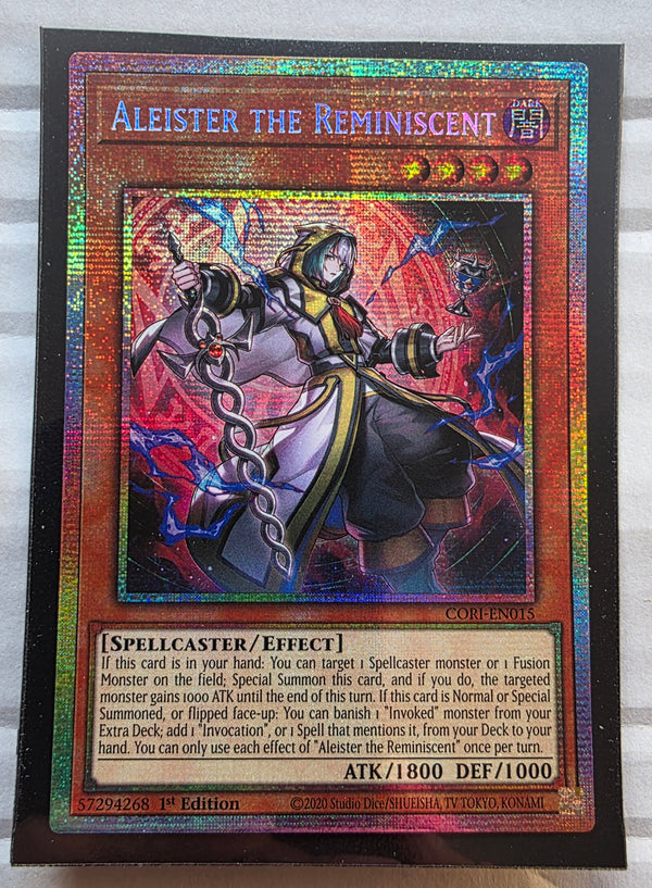 Yugioh - Aleister the Reminiscent *Starlight Rare* CORI-EN015 (NM)
