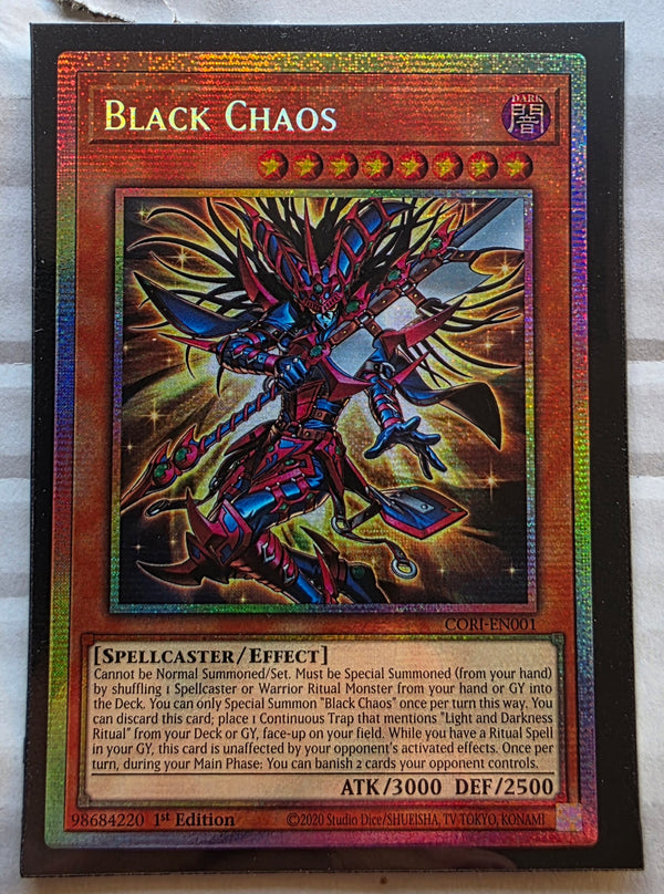 Yugioh - Black Chaos *Starlight Rare* CORI-EN001 (NM)