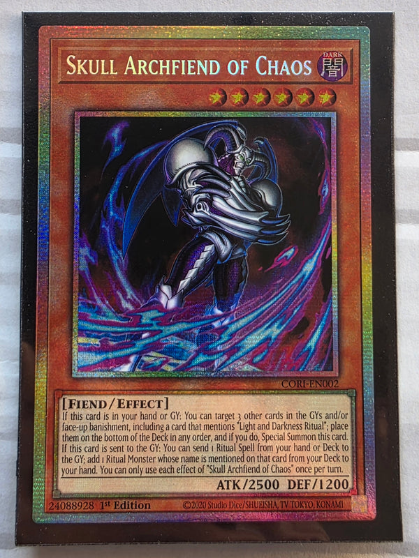 Yugioh - Skull Archfiend of Chaos *Starlight Rare* CORI-EN002 (NM)