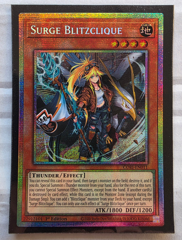 Yugioh - Surge Blitzclique *Starlight Rare* CORI-EN011 (NM)