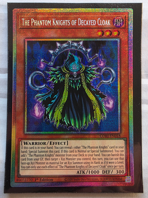 Yugioh - The Phantom Knights of Decayed Cloak *Starlight Rare* CORI-EN018 (NM)