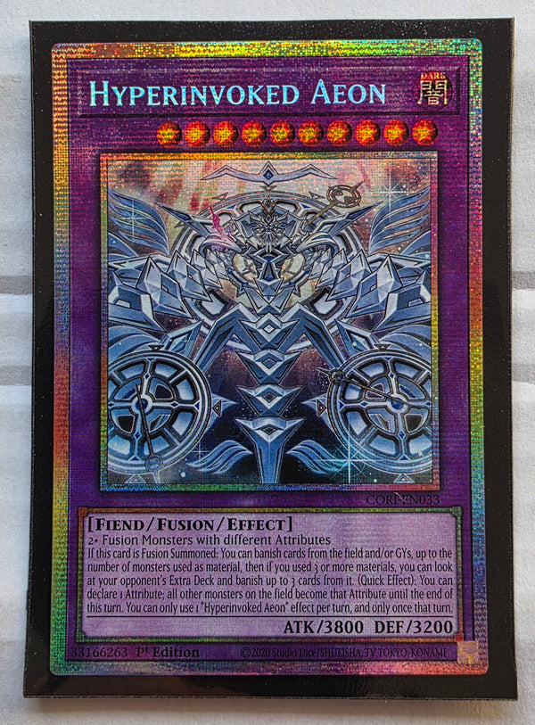 Yugioh - Hyperinvoked Aeon *Starlight Rare* CORI-EN033 (NM)