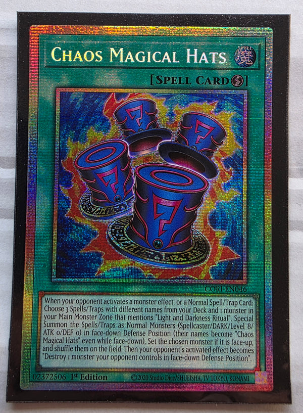 Yugioh - Chaos Magical Hats *Starlight Rare* CORI-EN046 (NM)