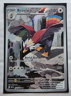 Pokemon - Braviary *Illustration Rare* Black Bolt 155/086
