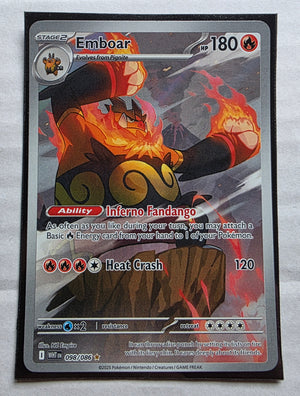 Pokemon - Emboar *Illustration Rare* White Flare 098/086