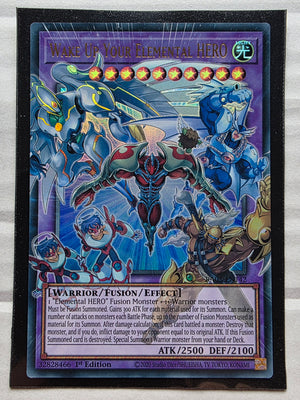 Yugioh - Wake Up Your Elemental HERO [Extended Art] *Ultra Rare* RA05-EN142 (NM)