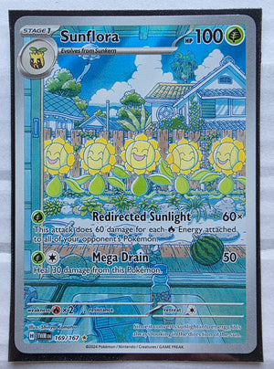 Pokemon - Sunflora *Illustration Rare* Twilight Masquerade 169/167