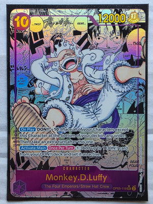 One Piece - Monkey.D.Luffy *Manga Alternate Art* Awakening of the New Era OP05-119