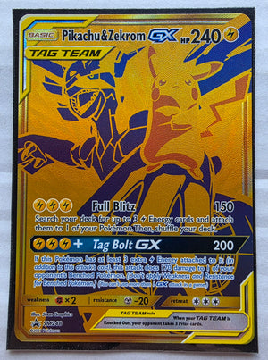 Pokemon - Pikachu & Zekrom GX *Black Star Promo* SM248 (LP)