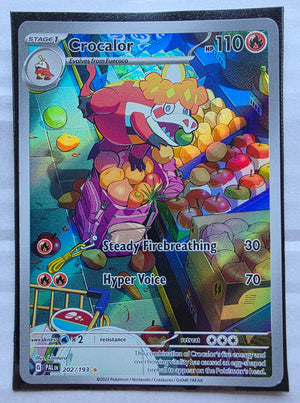 Pokemon - Crocalor *Illustration Rare* Paldea Evolved 202/193